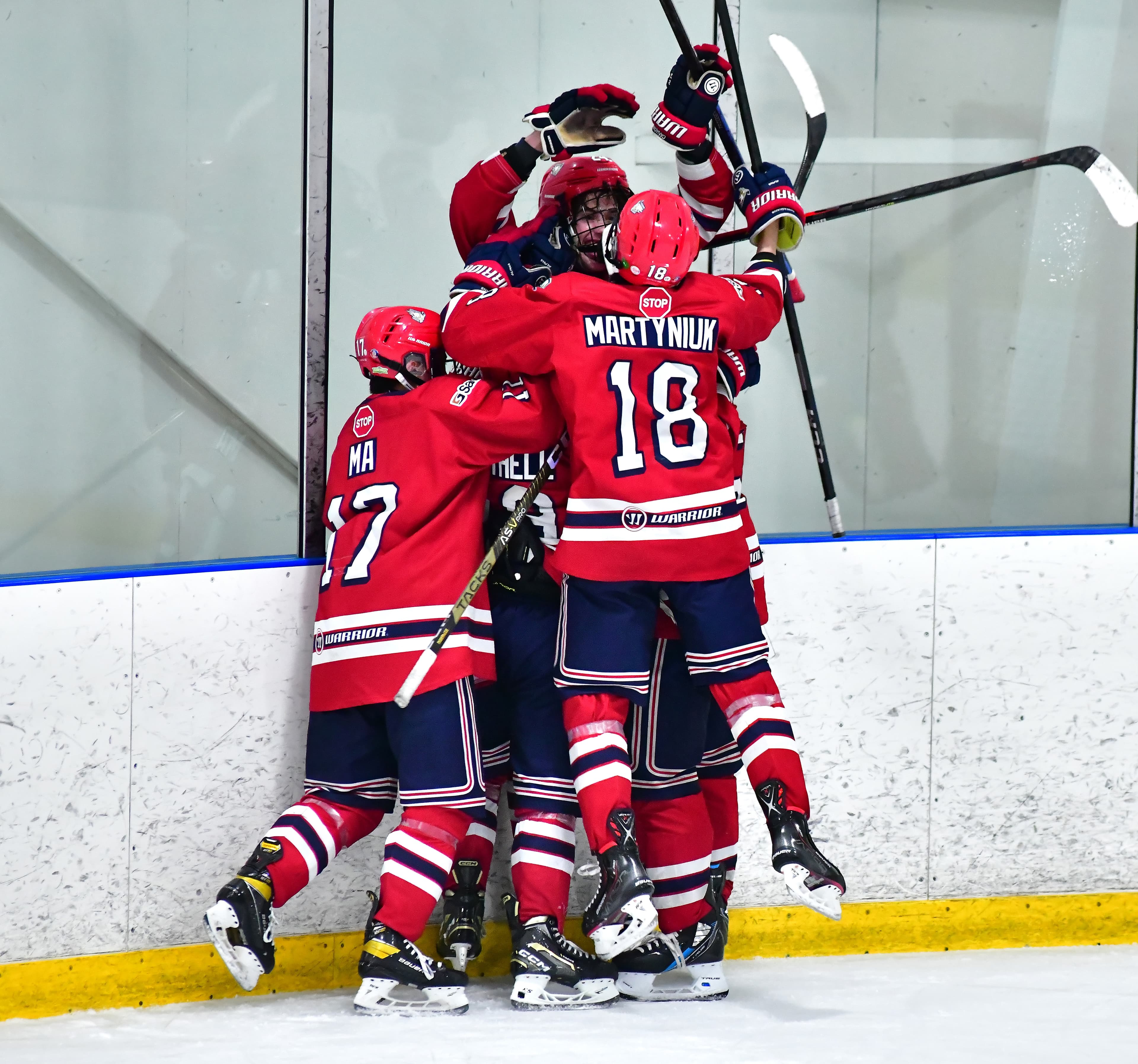 Players celebrating 
