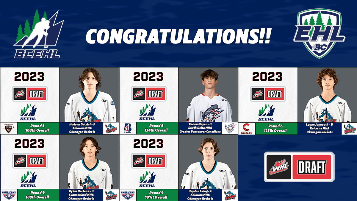 BCEHL - 2023 WHL DRAFT RECAP image
