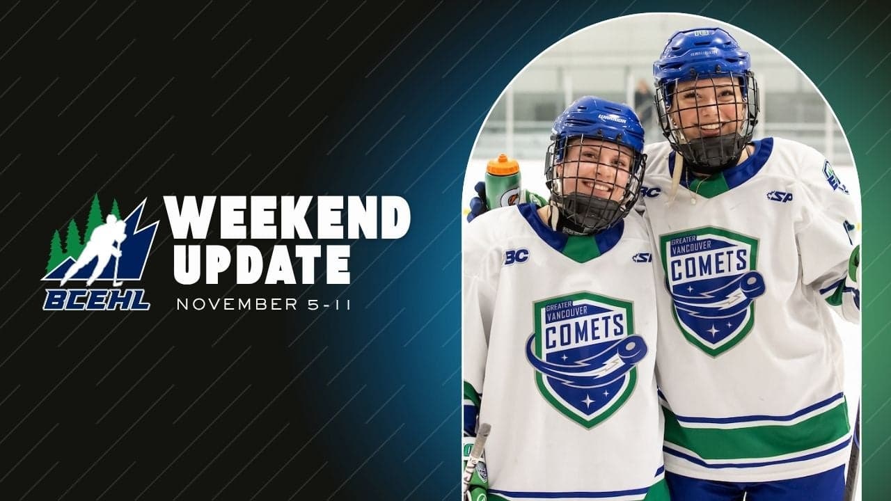 BCEHL WEEKEND UPDATE - NOVEMBER 5-11 image