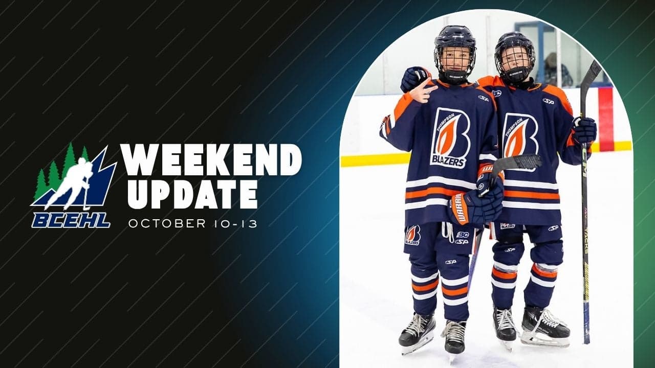BCEHL WEEKEND UPDATE - OCTOBER 10-13 image