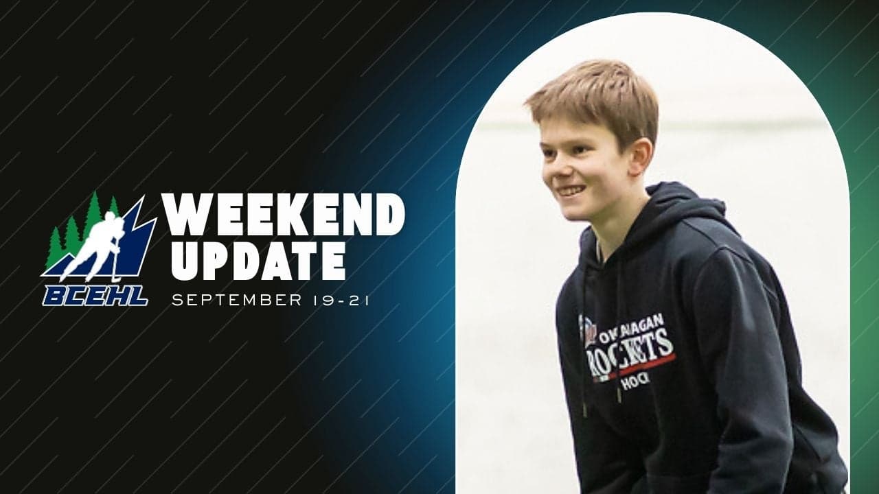 BCEHL WEEKEND UPDATE - SEPTEMBER 19-21 image