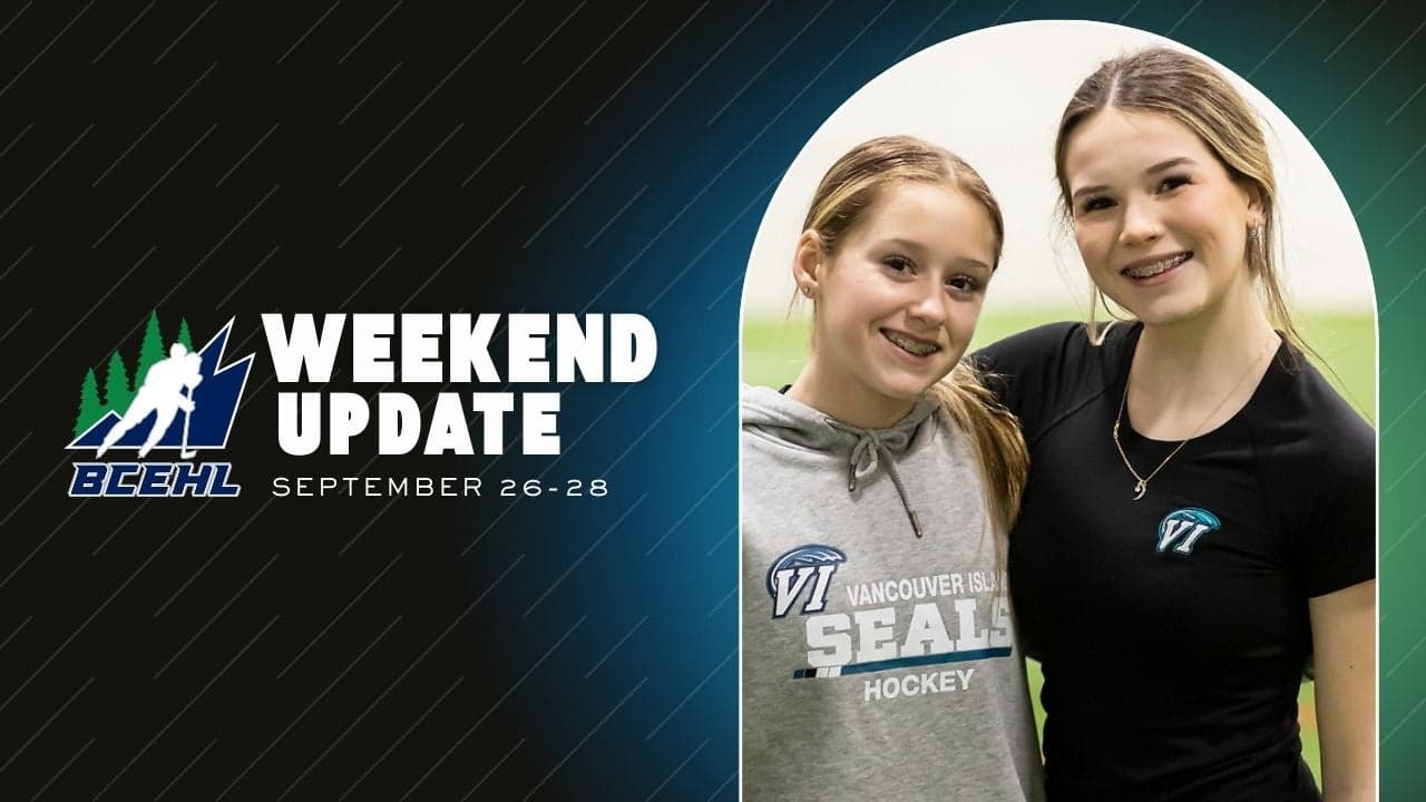 BCEHL WEEKEND UPDATE - SEPTEMBER 26-28 image