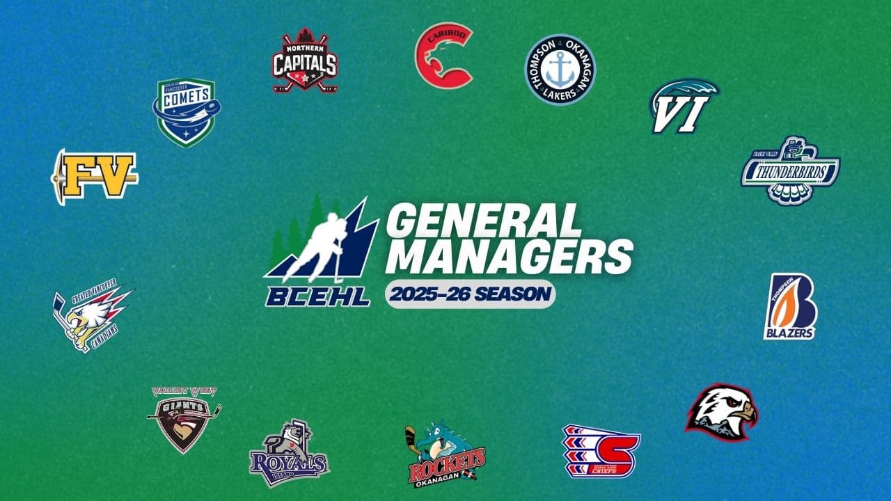 BCEHL ANNOUNCES GENERAL MANAGERS FOR 2025-26 SEASON image