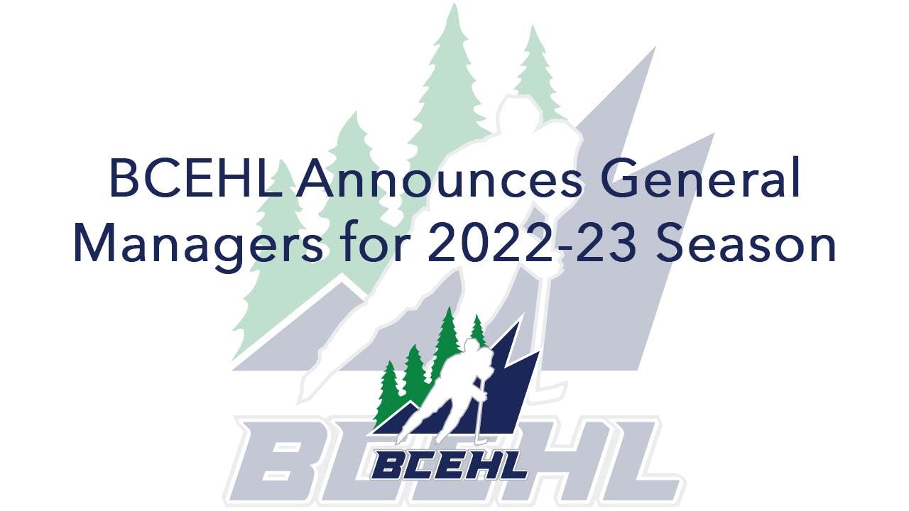 BCEHL Announces General Managers for 2022-23 Season image