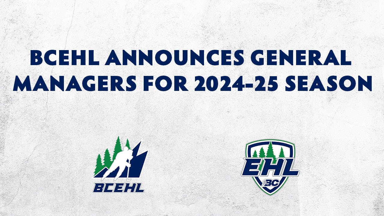 BCEHL ANNOUNCES GENERAL MANAGERS FOR 2024-25 SEASON image
