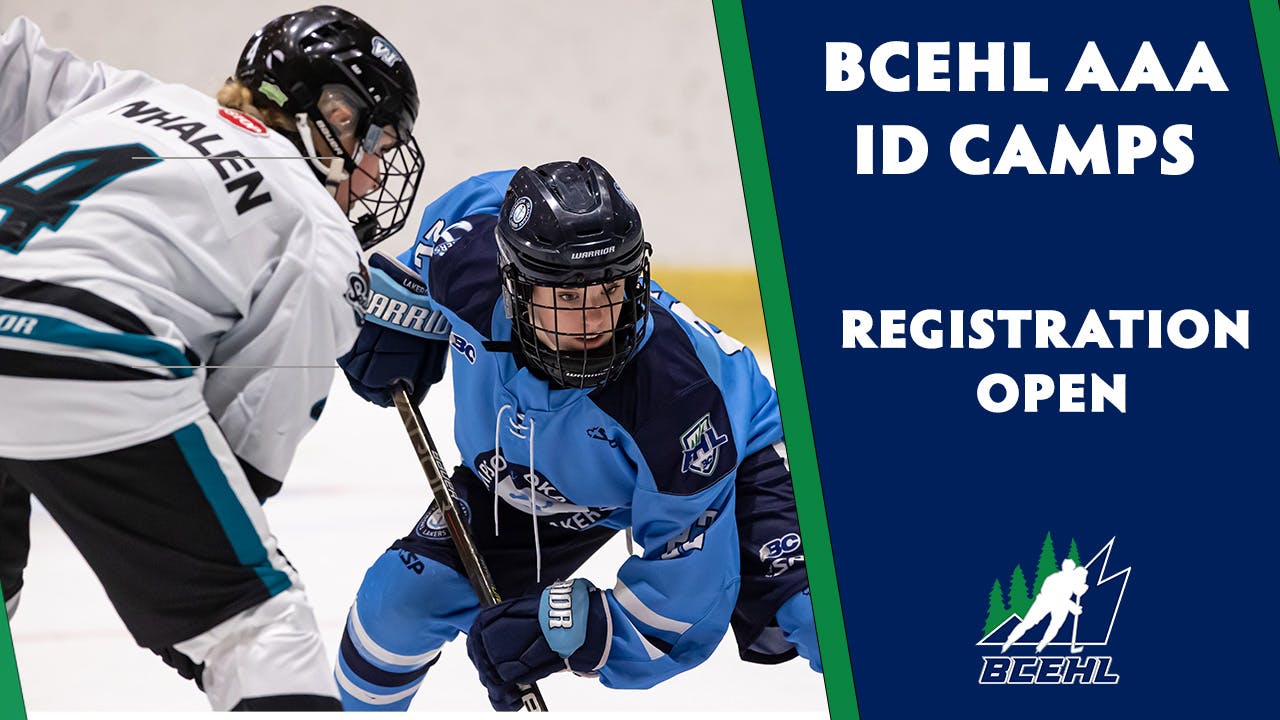 BCEHL AAA IDENTIFICATION CAMPS REGISTRATION OPEN image