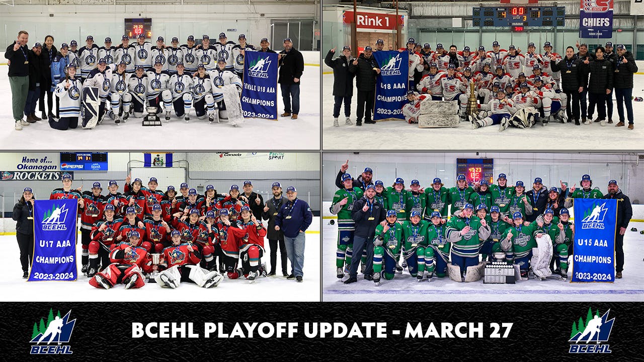 BCEHL PLAYOFF UPDATE - MARCH 27 image
