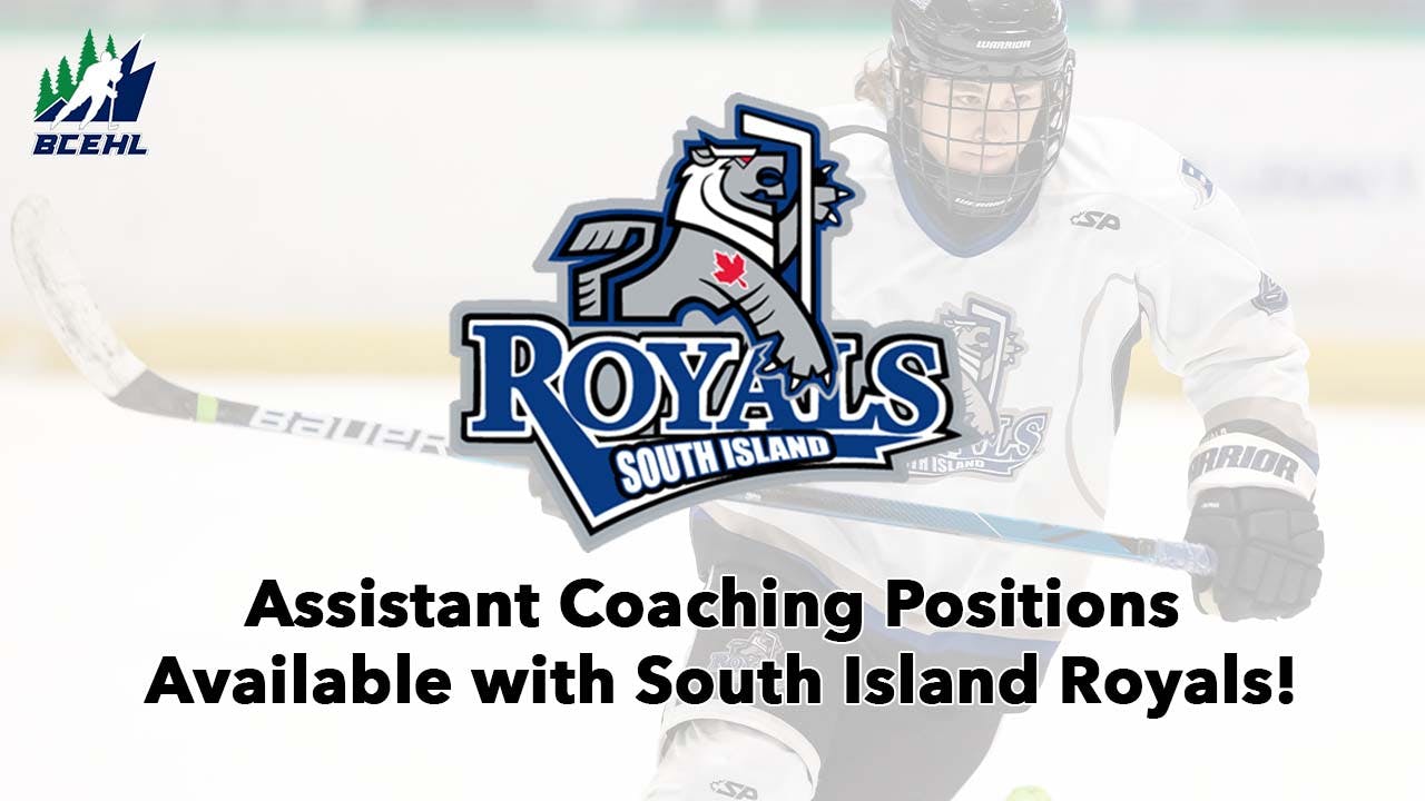 SOUTH ISLAND ROYALS U17 TEAM ACCEPTING SUBMISSIONS FOR TWO ASSISTANT COACHES image